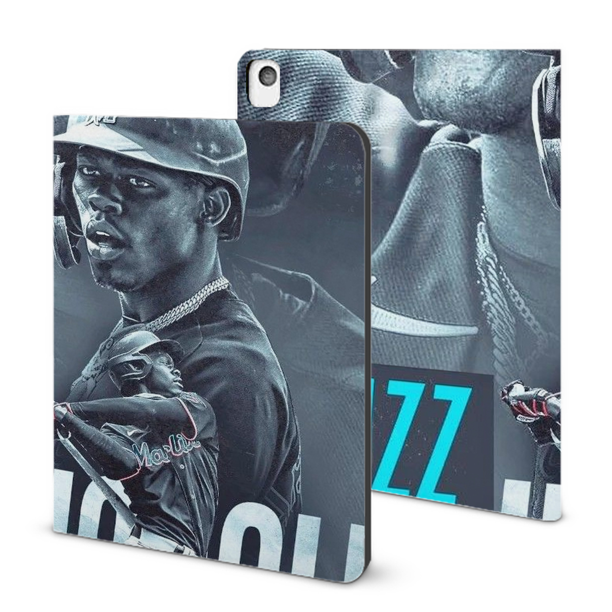 Jazz Chisholm Jr. 45 IPad Book-Style Case With Pencil Slot – Slim PU & TPU Cover – Full Protection, Precise Fit, Water & Scratch Resistant